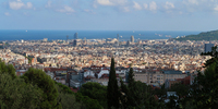 Vista de Barcelona desde el Tibidabo
